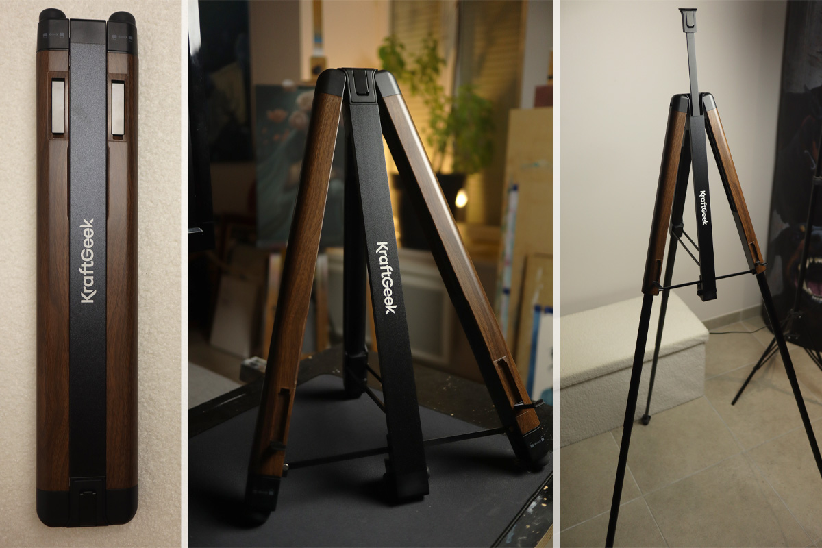 Test du chevalet pliable de chez KraftGeek